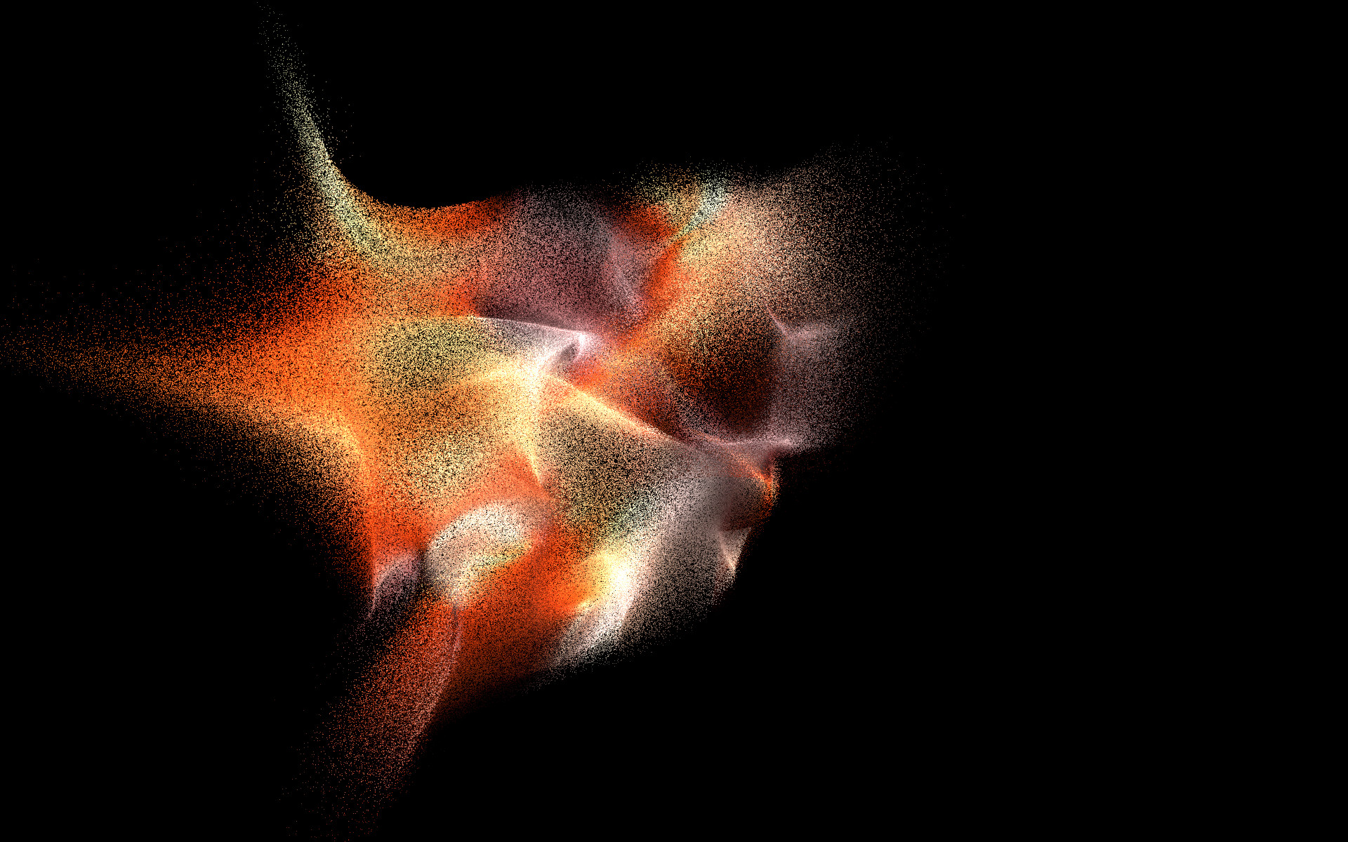 2024 Genuary 1 - particles, lots of them 2024 - Genuary 01 - lots of particles - motion graphics