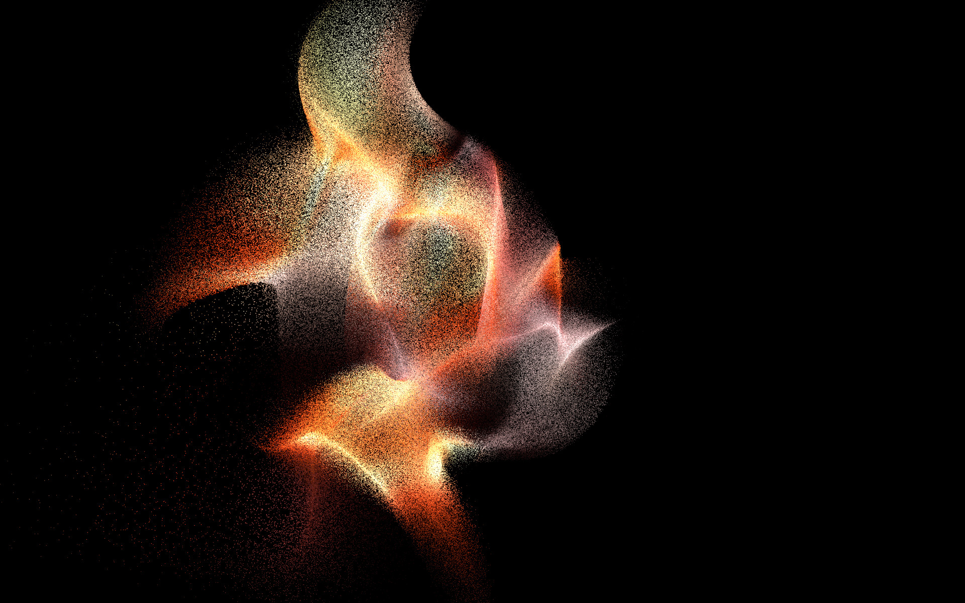 2024 Genuary 1 - particles, lots of them 2024 - Genuary 01 - lots of particles - creative coding
