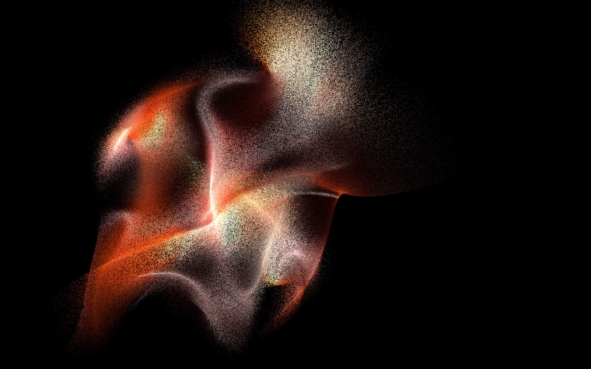 2024 Genuary 1 - particles, lots of them 2024 - Genuary 01 - lots of particles - creative art